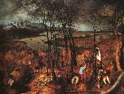 BRUEGEL, Pieter the Elder, Gloomy Day gfh